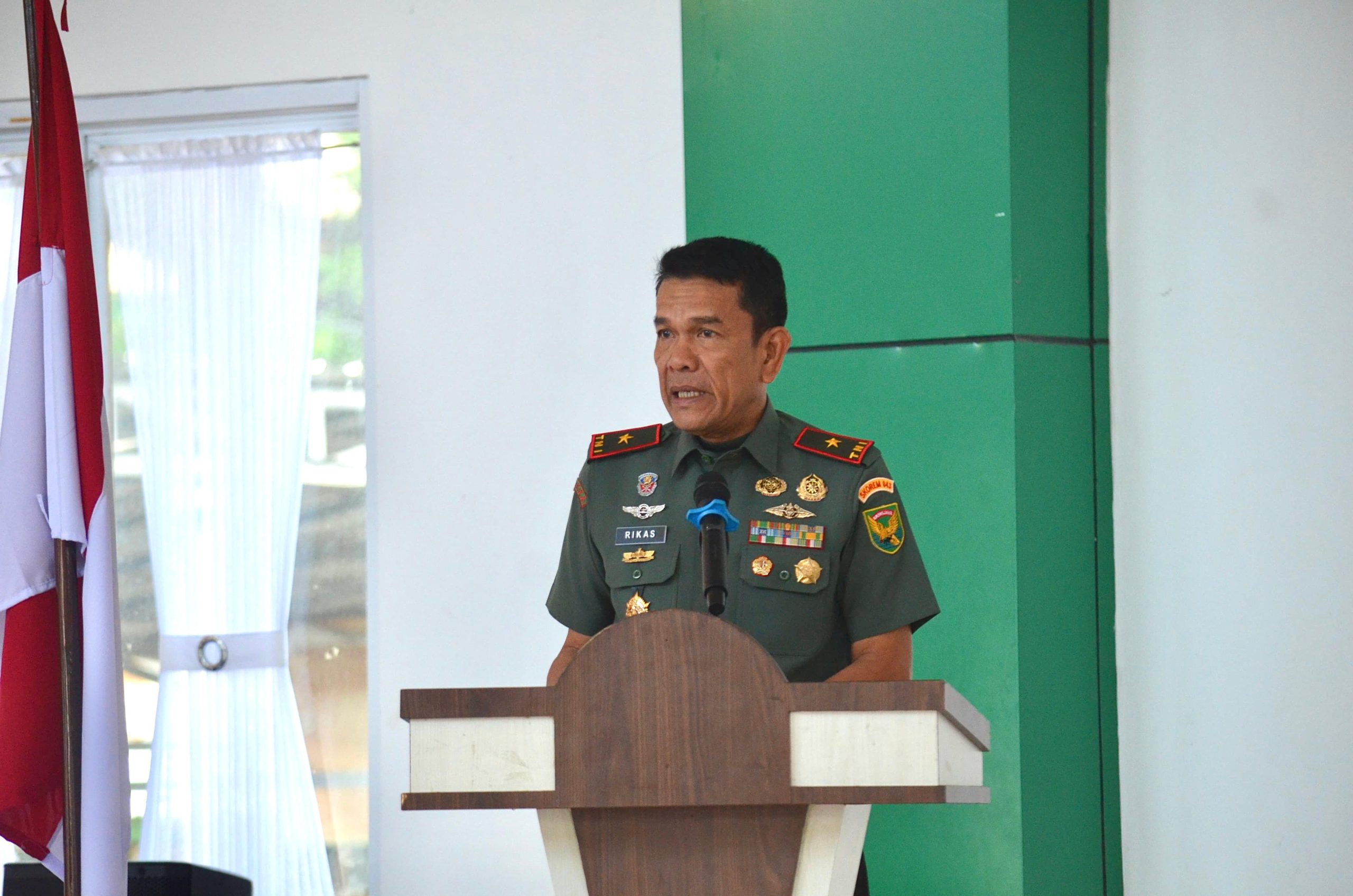 Korem 043/Gatam Gelar Bakti Sosial Dan Bakti Kesehatan Dalam Rangka HUT Ke-79 TNI Tahun 2024
