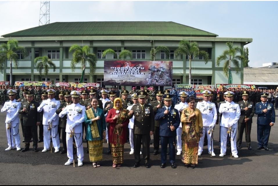 Peringati HUT Ke-79 Tahun 2024 TNI Wilayah Provinsi Lampung Gelar Upacara – MAJALAH NATAR AGUNG