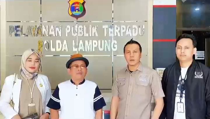Heri CH Burmelli Laporkan Dugaan Pengrusakan Rumah ke Polda Lampung