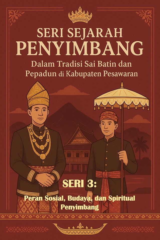 Sejarah Penyimbang dalam Tradisi Sai Batin dan Pepadun. SERI 3: Peran Penyimbang dalam Kehidupan Sosial, Budaya, dan Spiritual. Oleh : Mohammad Medani Bahagianda *)