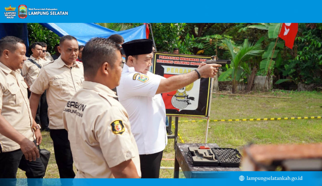 Perbakin Lampung Selatan 2025–2029 Resmi Dilantik. Wabup Syaiful ‘Tembakkan’ Pesan Tajam : Ciptakan Agen Perubahan dari Medan Tembak