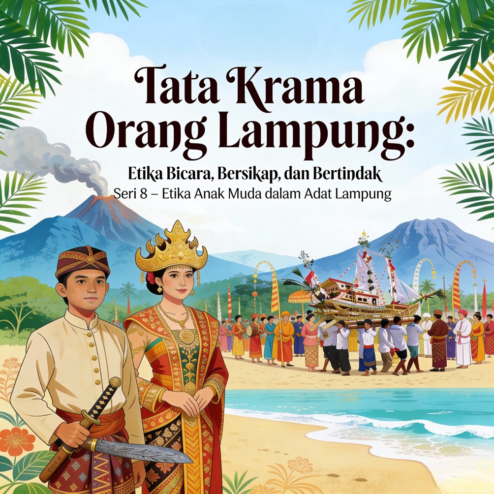 Tata Krama Orang Lampung Etika Bicara, Bersikap, dan Bertindak. Seri – 8 – Etika Anak Muda dalam Adat Lampung. Oleh: Mohammad Medani Bahagianda *)