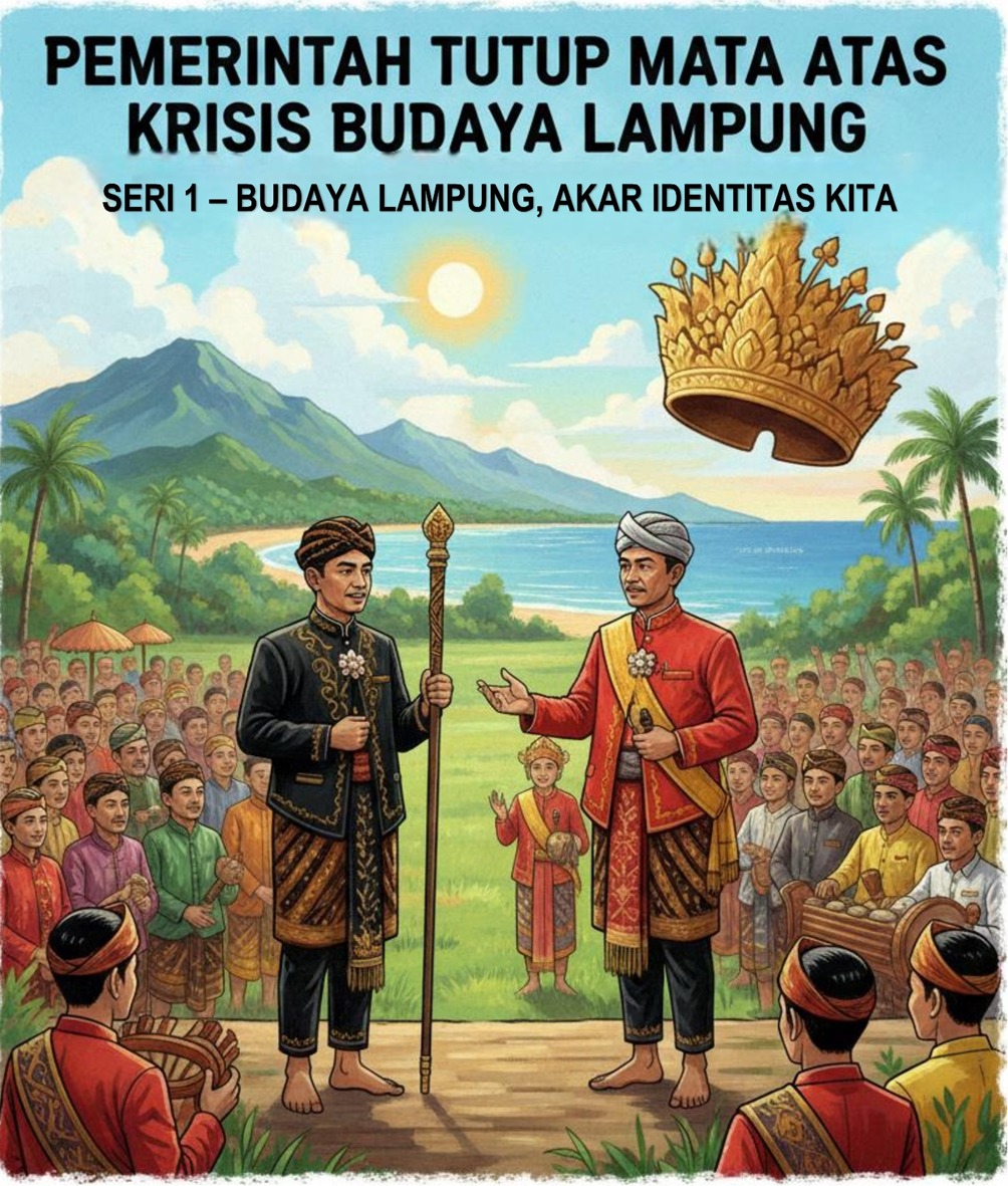 Buku Seri: Pemerintah Tutup Mata atas Krisis Budaya Lampung. Seri 1 – Budaya Lampung, Akar Identitas Kita. Oleh: Mohammad Medani Bahagianda *)