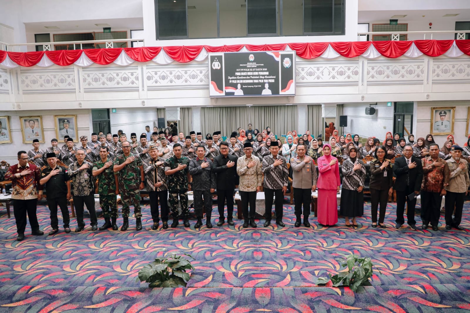 HUT ke-27 PP Polri, Gubernur Mirza Ajak PP Polri Perkuat Sinergi Wujudkan Lampung Maju Menuju Indonesia Emas