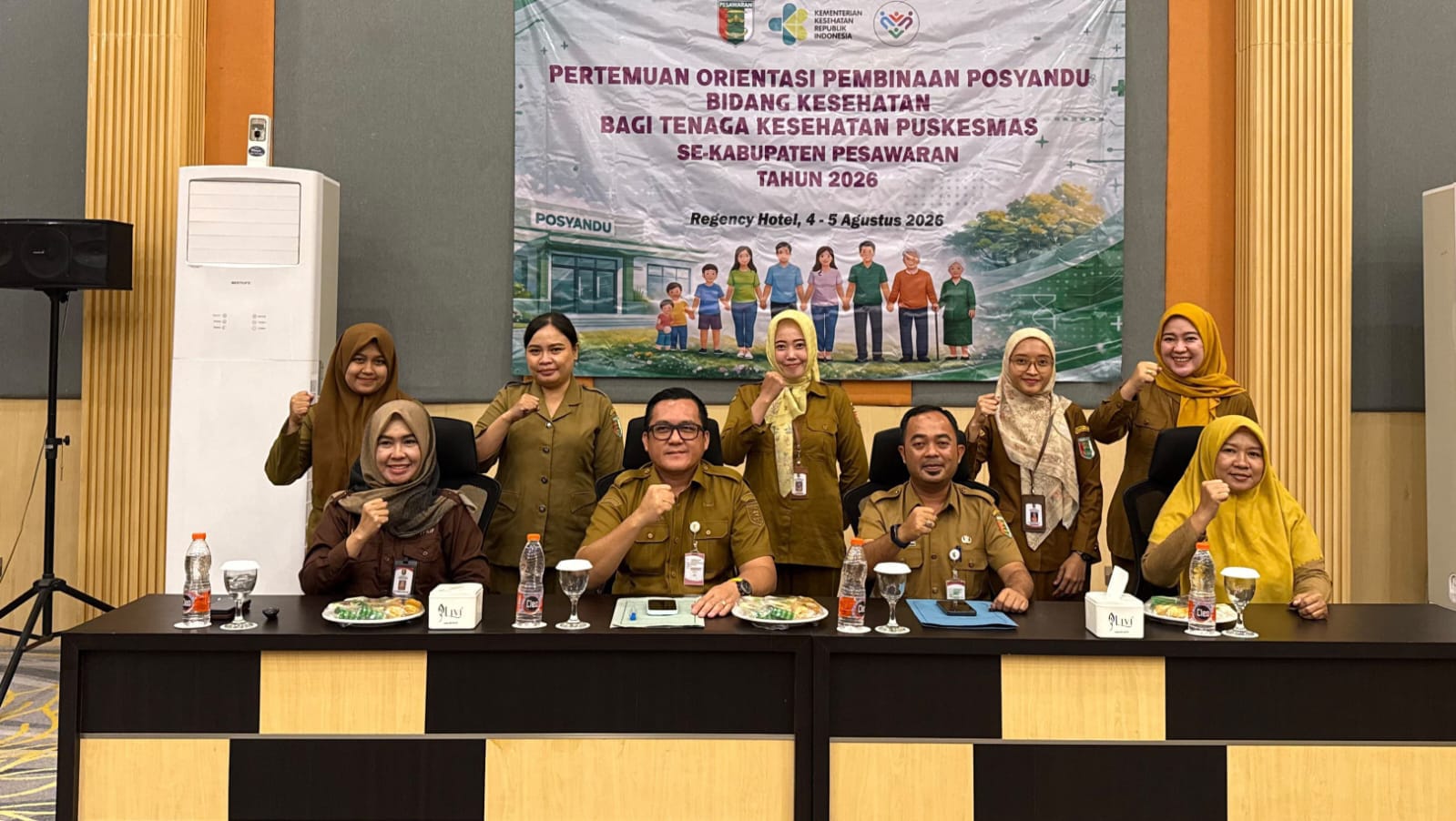 Dinkes Pesawaran gelar Orientasi Pembinaan Posyandu Tenaga Kesehatan se- Kabupaten Pesawaran