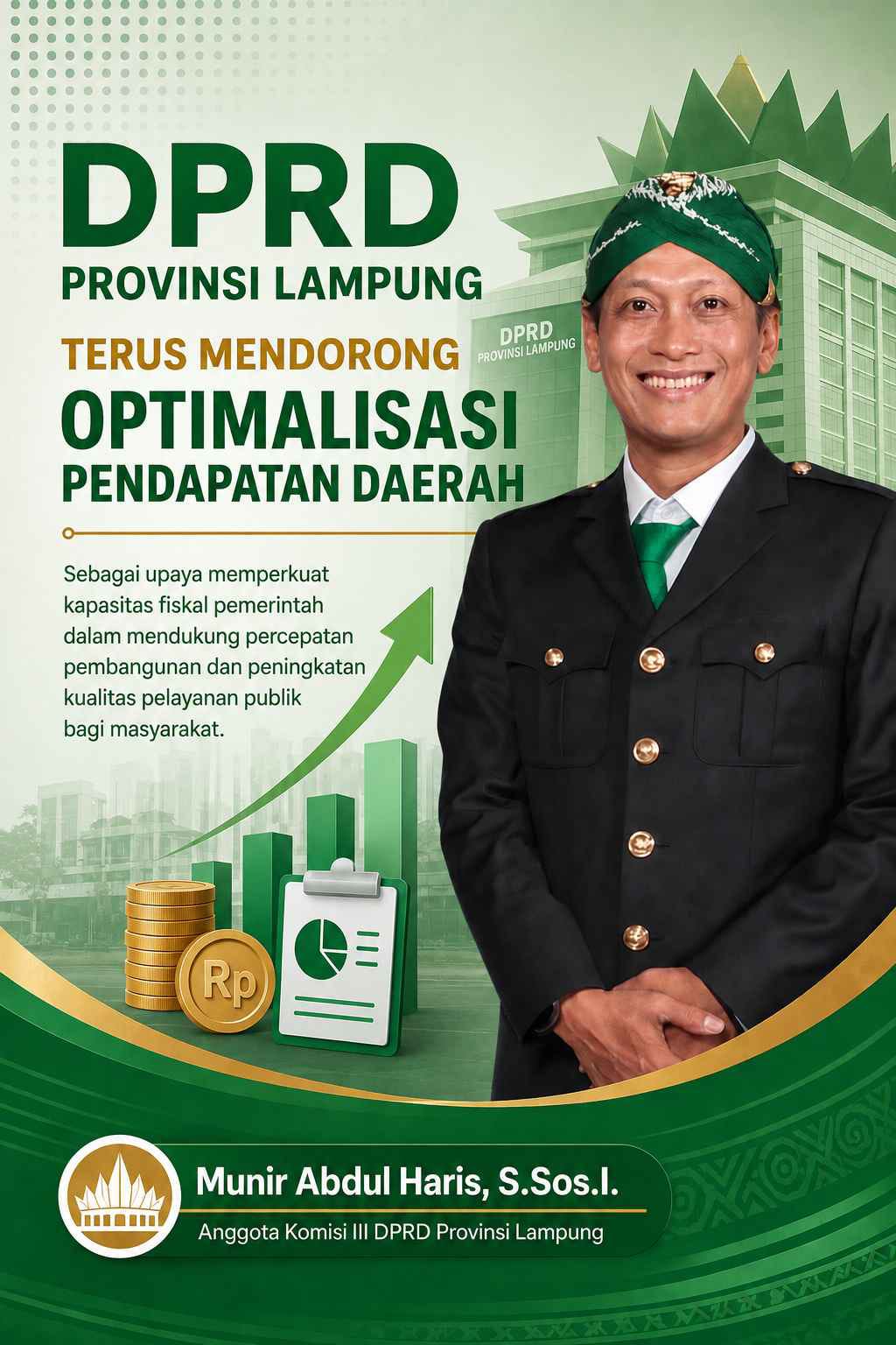 DPRD Lampung Dorong Optimalisasi Pajak Daerah untuk Perkuat PAD dan Percepat Pembangunan