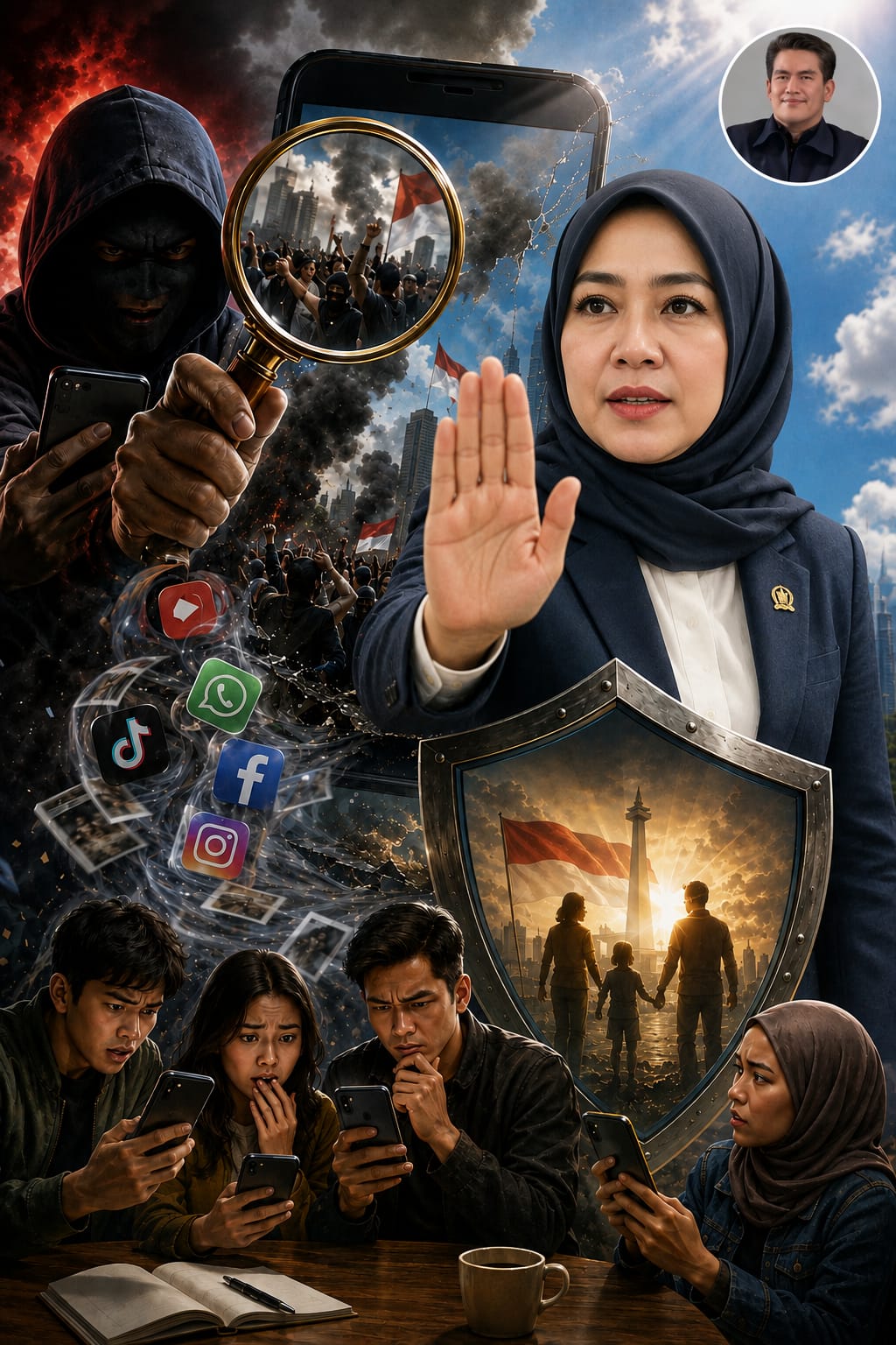 Perangi Hoaks, Jaga Kepercayaan Masyarakat .Oleh: Junaidi Ismail, S.H. | Ketum Poros Wartawan Lampung